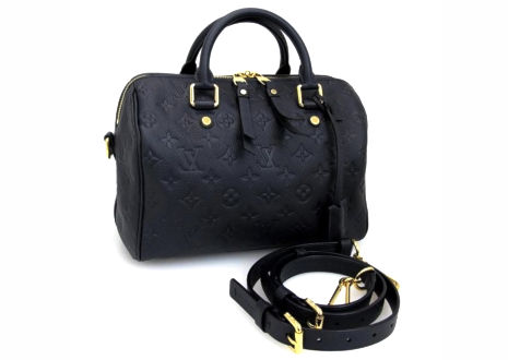 モノグラム アンプラント スピーディ バンドリエール２５ ノワール  LV MONOGRAM EMPREINTE SPEEDY BANDOULIERE ２５ NOIR