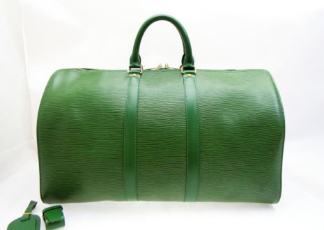 ルイヴィトン エピ ボルネオグリーン キーポル ４５  LOUIS VUITTON EPI BORNEO GREEN KEEPALL ４５