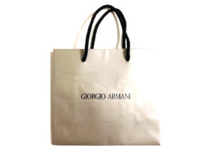 アルマーニのショップ袋