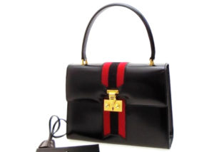 グッチ レディロック シェリーライン ケリー ハンド バッグ  GUCCI LADYLOCK SHERRY LINE KELLY HAND BAG