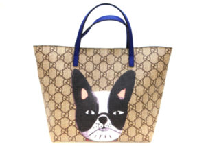 グッチ GGスプリーム チルドレンズ ドッグパターン トート バッグ  GUCCI GG SUPREME CHILDREN'S DOG PATTERN TOTE BAG