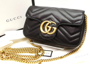 グッチ GG マーモント チェーンショルダー バッグ  GUCCI GG MARMONT CHAIN SHOULDER BAG