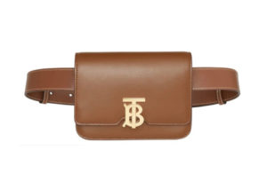 バーバリー TBモノグラム レザー ベルト バッグ  BURBERRY TB MONOGRAM LEATHER BELT BAG