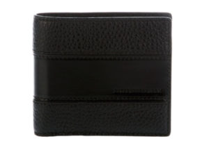 バーバリー ブリット ブラック ストライプ レザー 財布  BURBERRY BRIT BLACK STRIPE LEATHER WALLET