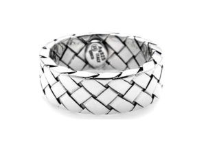 ボッテガ ヴェネタ イントレチャート シルバーリング  BOTTEGA VENETA INTRECCIO SILVER RINGS