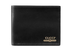 グッチ ロゴ レザー 二つ折り 財布  GUCCI LOGO LEATHER BIFOLD WALLET