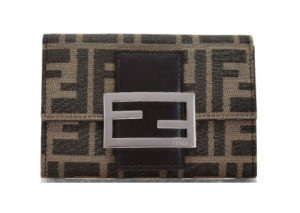 FENDI ZUCCA COMPACT WALLET