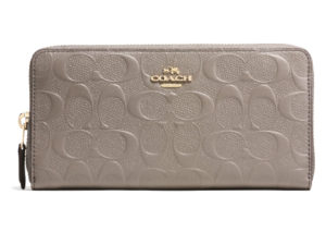 コーチ エンボスドシグネチャー アコーディオン ジップ アラウンド 財布  COACH EMBOSSED SIGNATURE ACCORDION ZIP AROUND WALLET