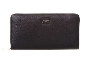 ドルチェ＆ガッバーナ ドーフィネレザー ジップアラウンド 財布  DOLCE&GABBANA DAUPHINE LEATHER ZIP AROUND WALLET