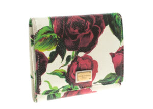 ドルチェ＆ガッバーナ フローラルプリント 三つ折り 財布  DOLCE&GABBANA FLORAL PRINT TRIFOLD WALLET