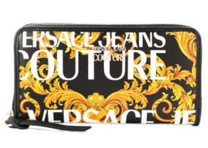 ヴェルサーチ ジーンズ クチュール ラウンドファスナー 長財布  VERSACE JEANS COUTURE ZIP AROUND LONG WALLET