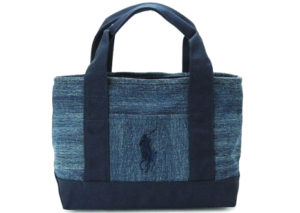 ラルフローレン デニム スクール トート バッグ  RALPH LAUREN DENIM SHCOOL TOTE BAG