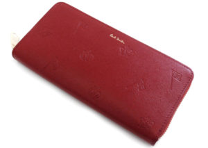 ポールスミス ポールドローイング エンボス パテント 長財布  PAUL SMITH PAUL DRAWING EMBOS PATENT LONG WALLET