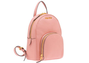 ミュウミュウ マドラス バックパック  MIU MIU MADRAS BACKPACK