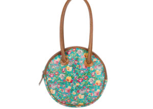 ケンゾー フローラルプリント ラウンド型 ショルダー バッグ  KENZO FLORAL PRINT ROUND SHAPE SHOULDER BAG