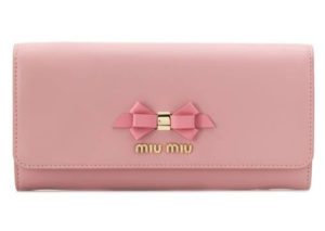 ミュウミュウ マドラス コンチネンタル 長財布  MIU MIU MADRAS CONTINENTAL LONG WALLET