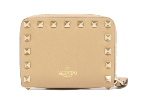ヴァレンティノ ロックスタッズ コンパクト 財布  VALENTINO ROCKSTUD COMPACT WALLET